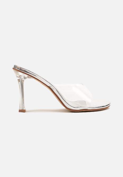 Pantofi stiletto Korimara Argintii 4