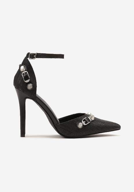 Pantofi stiletto Elliwen Negri 4