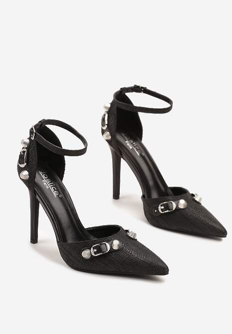 Pantofi stiletto Elliwen Negri 5