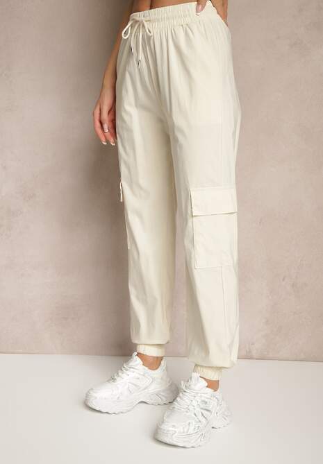 Pantaloni Arrioelle Bej deschis 4