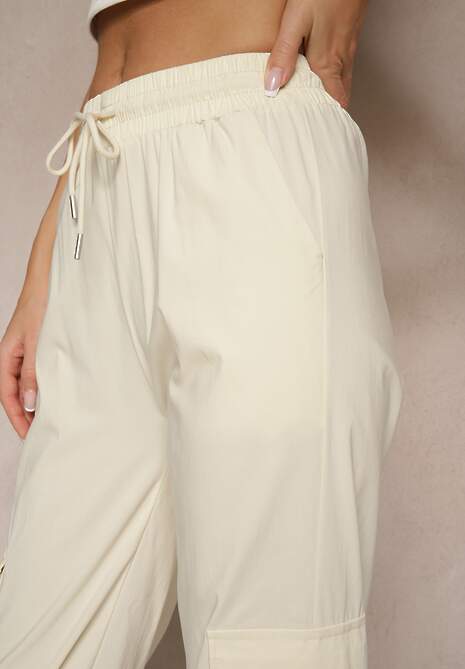 Pantaloni Arrioelle Bej deschis 5
