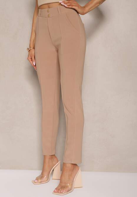 Pantaloni Zenwia Bej 4