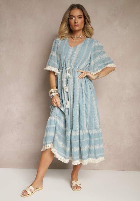 Rochie Koriruna Albastru deschis 4