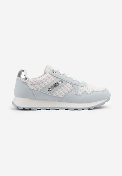 Niebieskie Sneakersy z Ozdobnymi Cyrkoniami Adisona 4