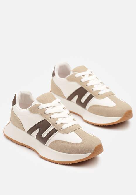 Sneakers Dalvisa Bej închis 5