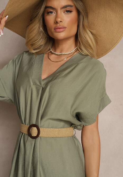 Rochie Soniloria Verde închis 5