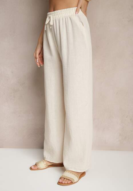 Pantaloni Edilisea Bej deschis 4