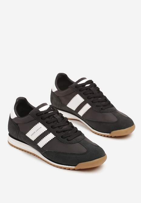 Sneakers Negru cu alb 5