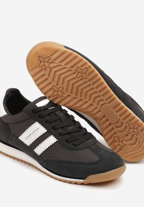 Sneakers Negru cu alb 6