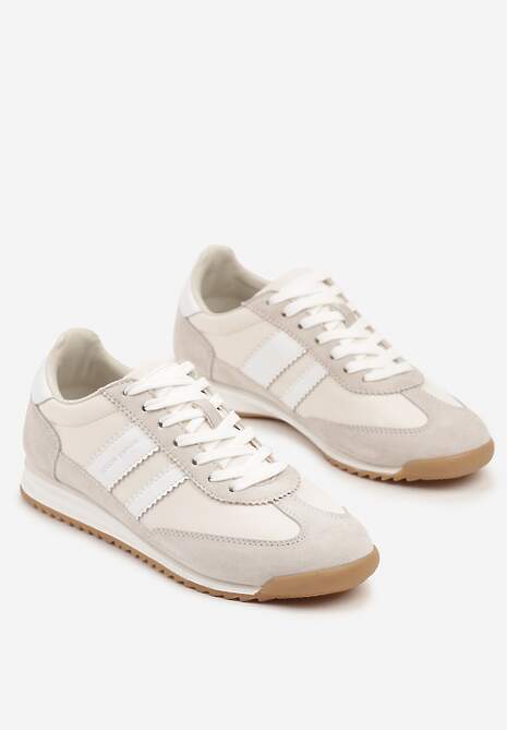 Sneakers Nasnella Gri cu alb 5