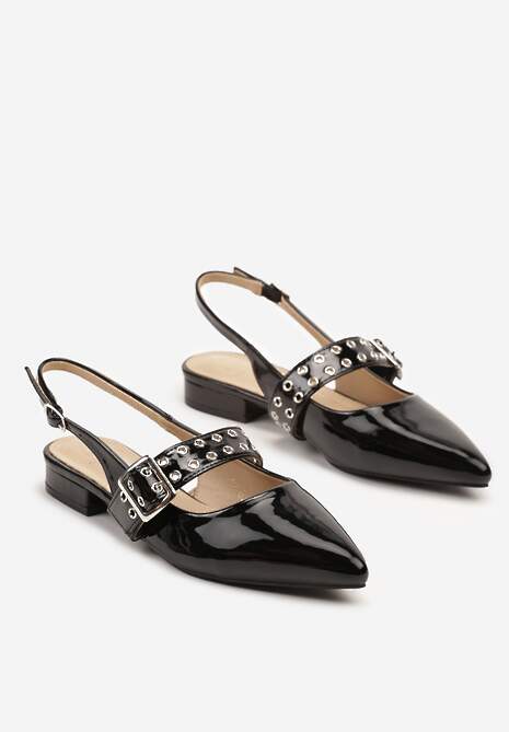Pantofi cu toc Pollime Negri 5