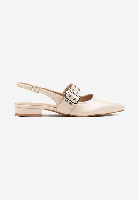 Pantofi cu toc Pollime Bej 4