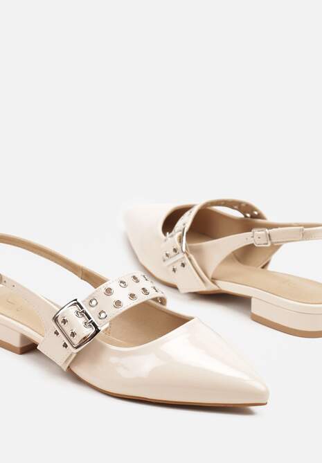Pantofi cu toc Pollime Bej 6
