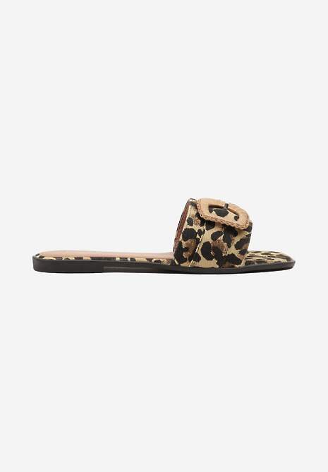 Papuci Katirivae Imprimeu leopard 4