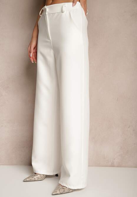 Pantaloni Viviorea Albi 4