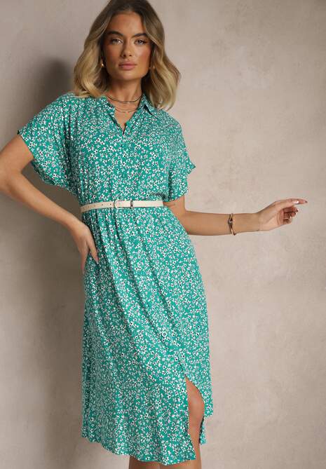 Rochie Sarilon Verde închis 4