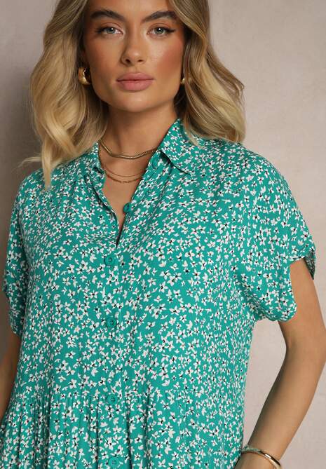 Rochie Sarilon Verde închis 5
