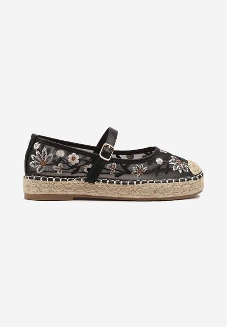 Espadrile Evelritia Negre 4