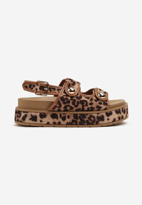 Sandale Pollani Imprimeu leopard 4