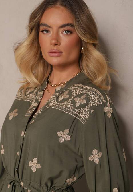 Rochie Zenlio Verde închis 5