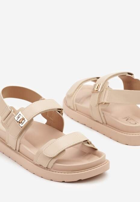 Sandale Falanelis Bej 6