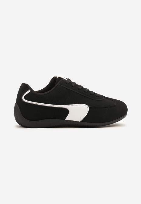 Czarne Sneakersy Typu Klasyczne Tenisówki Zelritia 4
