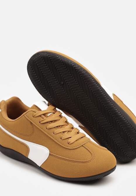 Jasnobrązowe Sneakersy Typu Klasyczne Tenisówki Zelritia 6