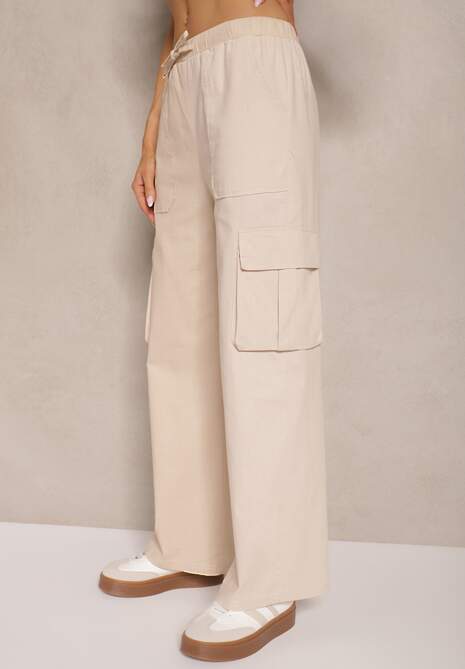 Pantaloni Katienne Bej 4