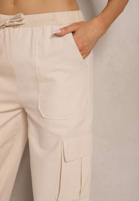 Pantaloni Katienne Bej 5
