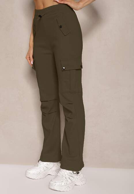 Pantaloni Evianirae Verde închis 4