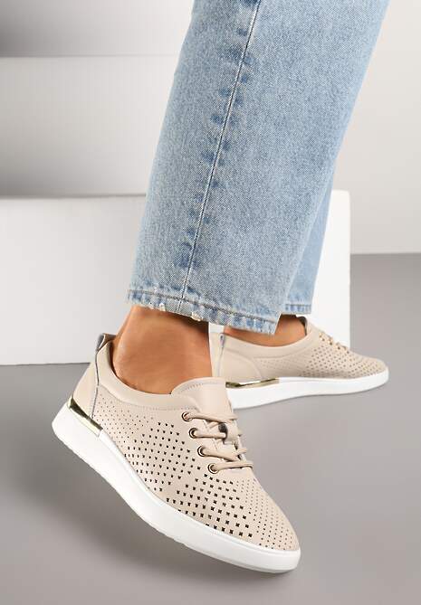 Sneakers Frolzeki Bej închis