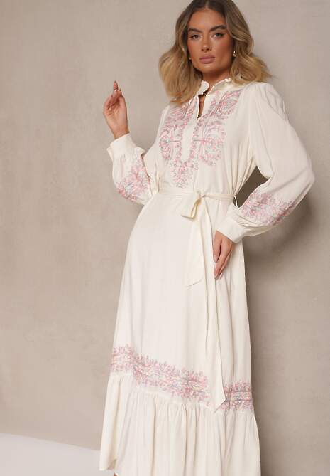 Rochie Kolessaria Bej deschis 4