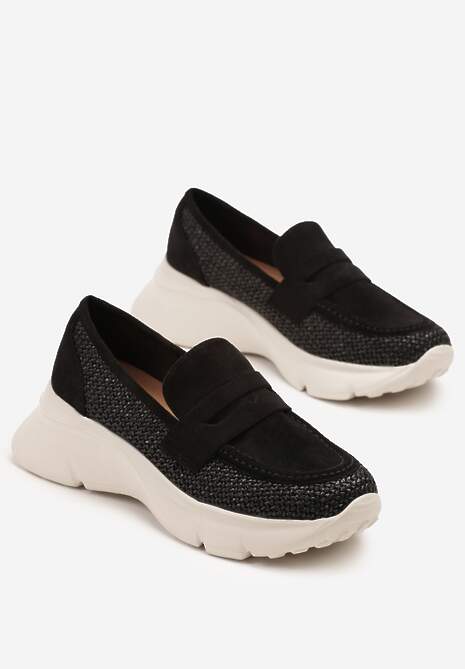 Pantofi casual Eraviella Negri 5