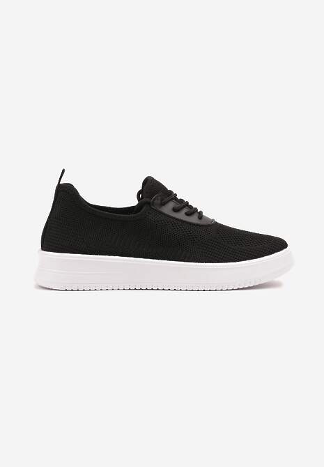 Czarne Siateczkowe Buty Sportowe Sneakersy Eravessa 4