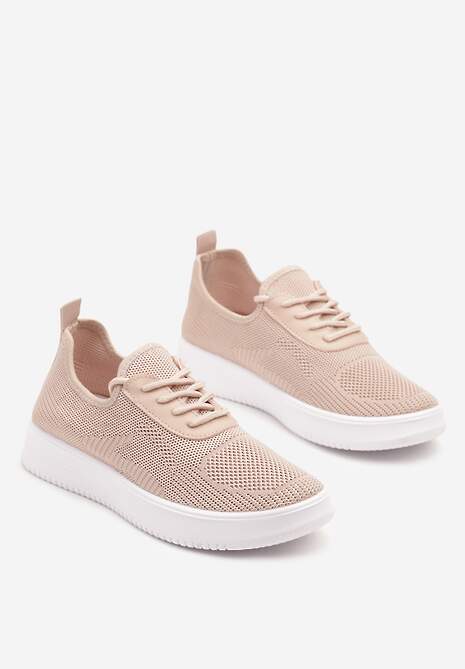 Różowe Siateczkowe Buty Sportowe Sneakersy Eravessa 5