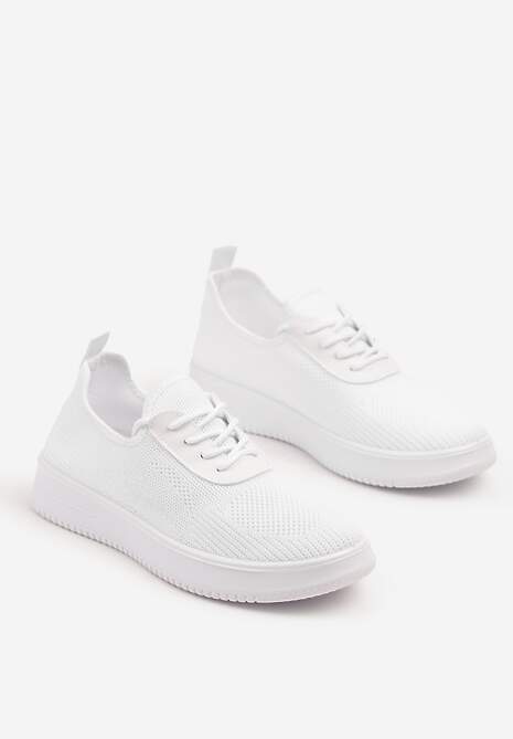 Białe Siateczkowe Buty Sportowe Sneakersy Eravessa 5