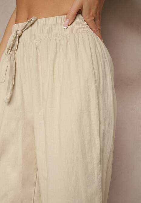 Pantaloni Yaslio Bej 5