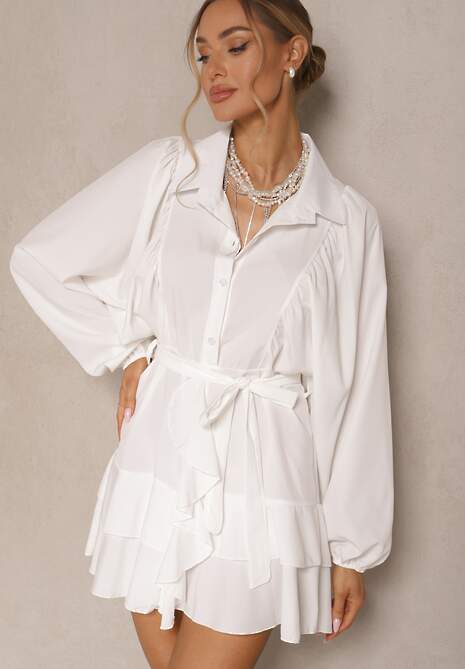Rochie Divanessa Albă 4