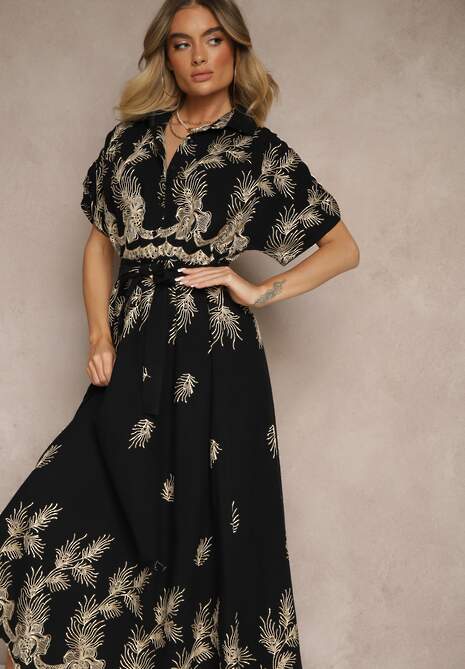 Rochie Evalinne Neagră 4