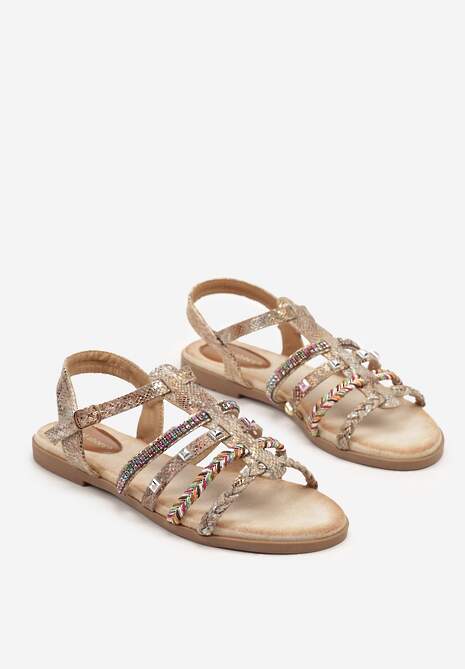 Sandale Ronevera Print piele de șarpe 5