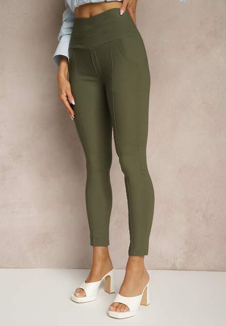Pantaloni Kolanira Verde închis 4