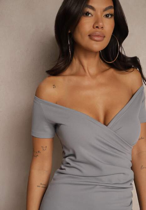 Rochie Sopaffe Gri 5