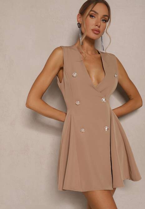 Rochie Bej închis 4