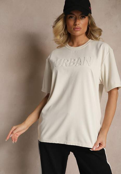 Tricou Lunorina Bej deschis 4