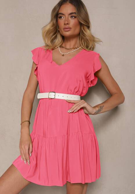 Rochie Mirlio Roz 4