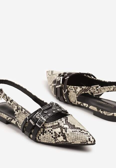 Sandale Voseira Print piele de șarpe 6