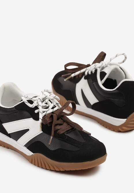 Sneakers Nilaviela Negru cu alb 6