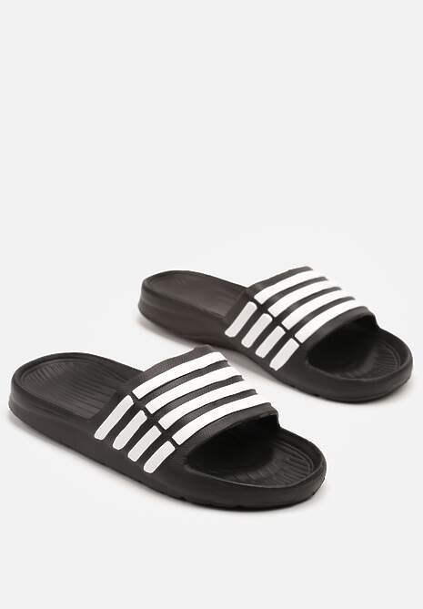Papuci Napresa Negru cu alb 5
