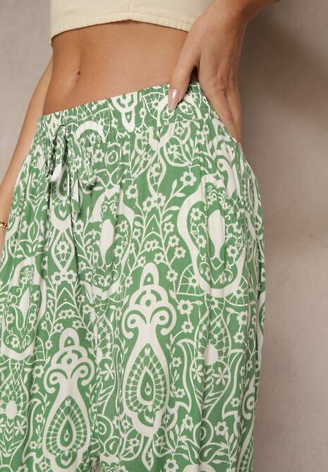 Pantaloni Jenavitha Verde închis 5