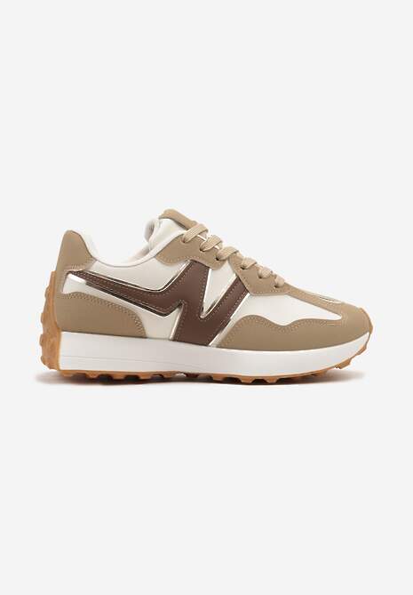 Sneakers Jenaviella Bej închis 4